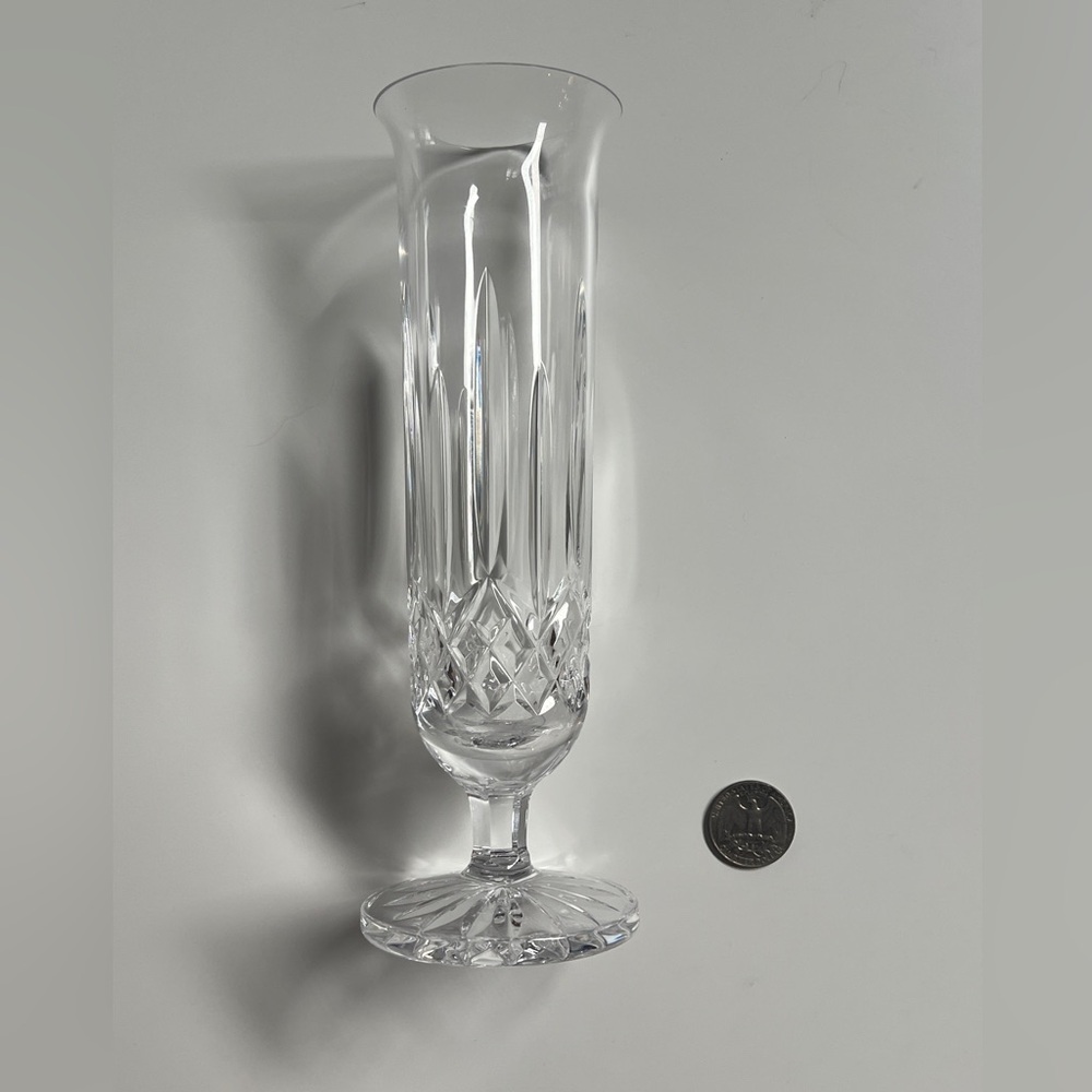 Elegant Clear Crystal Vase